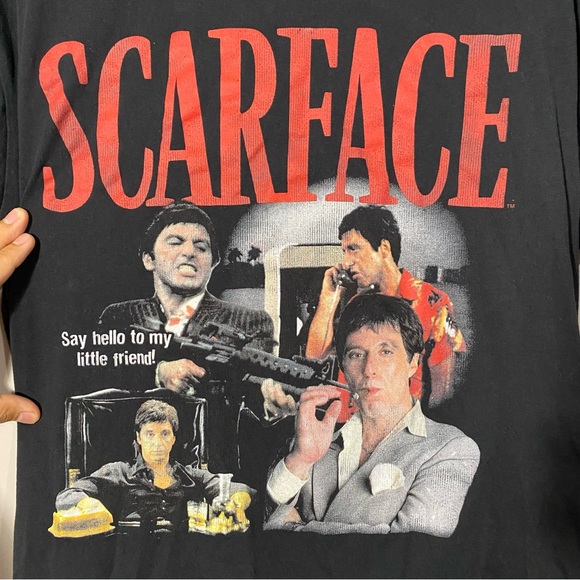 Scarface “Say hello to my little friend!” Men's Vintage Print T-shirt size M - Picture 4 of 6